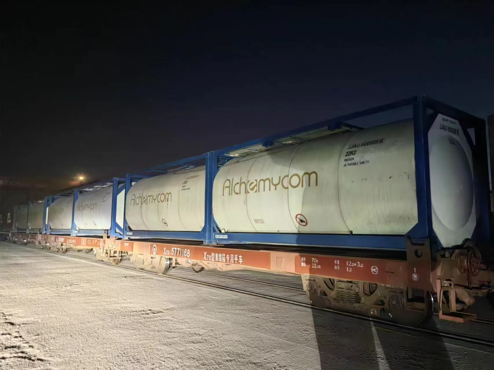 Chemical logistics operation